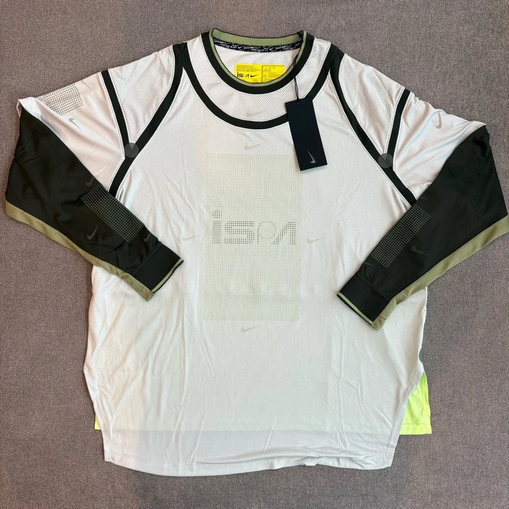 Nike Men's ISPA Long Sleeve Top Alligator Flyknit Hypebeast FB2705-034 Unisex XL